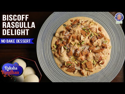 Easy No Bake Dessert Biscoff Rasgulla Delight | How to Make Rasgulla Pudding | Chef Ruchi Bharani