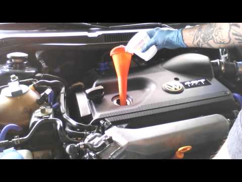 how to drain crankcase