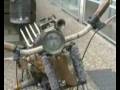 Eigenbau Feuerholz Holzmoped Radio 21 / Rockland Radio