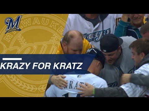 Video: NLCS Gm6: Kratz hugs fans who rock his past jerseys