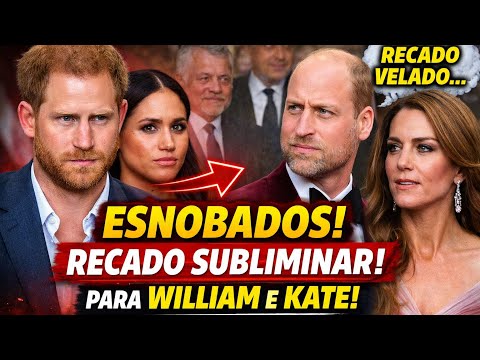 Harry e Meghan são ignorados e disparam recado subliminar para William e Kate
