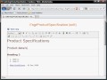 Twiki Demo: Creating a page in Twiki