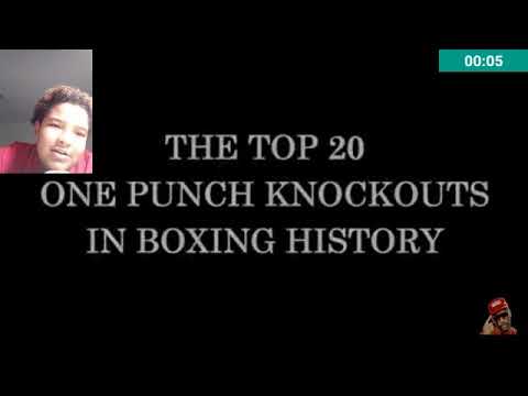 Top 20 one punch knockouts in boxing history