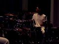 evan brice on organ and chris gray jr. on drums workin' out in one of the conference rooms during aim