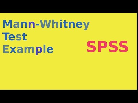 how to mann whitney u test spss