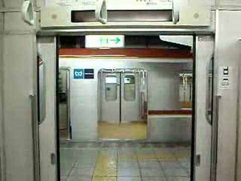 東京メトロ有楽町線7133Ｆ　爆弾ドア開扉（ドアチャイム付）