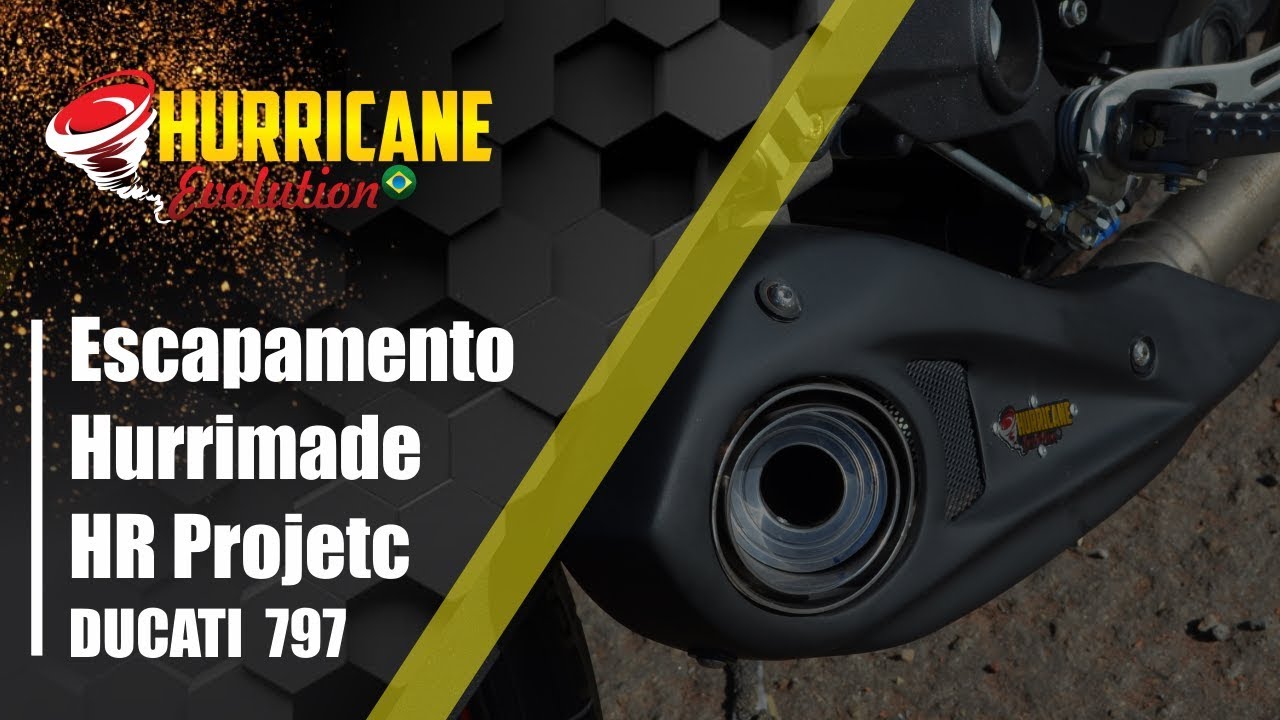 Capa do vídeo  Escapamento Hurrimade HR Project - Ducati Scrambler 2012 a 2021