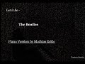 Beatles - Let it be - Piano Version by Mathias Eckle