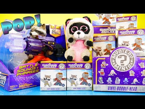 NEW Guardians Of The Galaxy Full Case Unboxing Marvel Funko Pop Mystery Minis Toys Rocket Raccoon