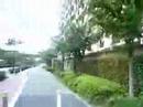 都営新宿線東大島駅の東側、小松川口にある巨大な団地群：河畔前の道路ででグルリ