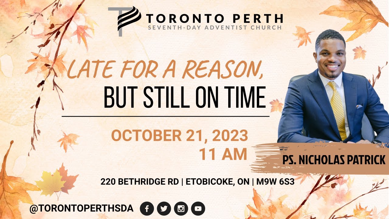 Saturday, October 21, 2023 | Pastor Nicholas Patrick | Concealed For The Right Time