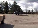 UH-60 Blackhawk takeoff from Cheboygan MI Armory UH-60 Blackhawk takeoff from Cheboygan MI Armory