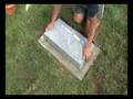 Headstone erection by qualified stone masons