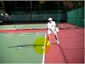 brent abel of www.webtennis.net describes how to play a tennis one-handed backhand topspin drive 