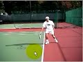 brent abel of www.webtennis.net describes how to play a tennis one-handed backhand topspin drive 