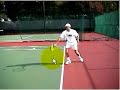 brent abel of www.webtennis.net describes how to play a tennis one-handed backhand topspin drive 