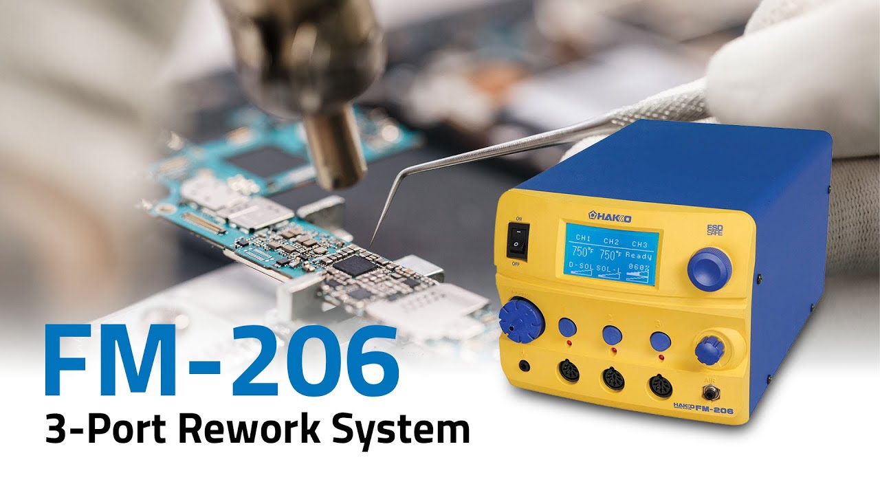 FM-206 3-Port Rework System