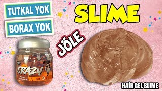 No Glue No Borax Slime -  Hair gel With Slime Maki