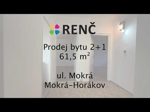 Video Prodej družstevního bytu 2+1 (61,5 m2) s lodžií a možností převodu do OV v Mokré u Brna