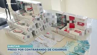 Homem é preso em flagrante por receptação de cigarros contrabandeados
