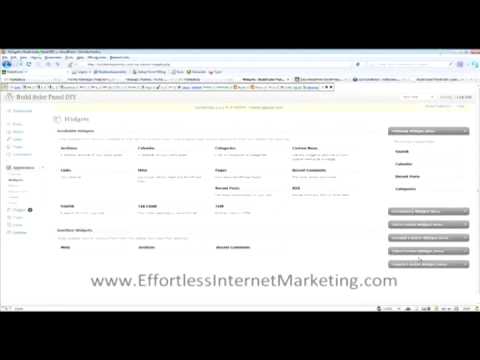 0 How to Manage Wordpress Widgets