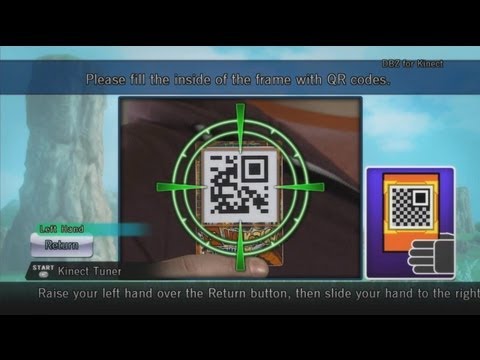 Dragon Ball Z Kinect - Scan QR