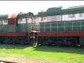 HSH Prrenjas Albania wrecks of T 669, 2003 locomotives