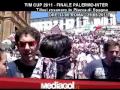 Piazza di Spagna Rosanero tifosi Palermo a Roma per la finale Coppa Italia con Inter - Mediagol.it
