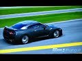gtr r35 race on car cam and in car
