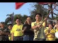People Power Monument 25 February 2011 During the re-enactment of Salubungan, President Benigno S. Aquino III urged the people who fought during the 1986 EDSA People Power to once again unite and take their stance towards nation building. He said that the campaign for reform during the people power revolt remains to be a continuing struggle of today especially in combating the perennial problem on corruption. The Salubungan has been the main highlight of the EDSA people power celebration where the citizenry, headed by Agapito 