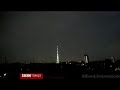 St. Petersburg TV Antenine Yıldırım Çarptı