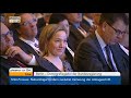 demografiegipfel der bundesregierung mit der rede von angela merkel (cdu, bundeskanzlerin)