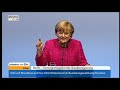 demografiegipfel der bundesregierung mit der rede von angela merkel (cdu, bundeskanzlerin)