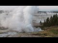 Norris Geyser Basin - Steam Eruption Fall 2009 Part 2- Yellowstone Supervolcano