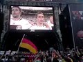 Deutsch Nationalhymmne auf der Wiener Fanmeile