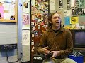 Scott Carney from Wax Fang playing a Theramin (Live @ WRFL)
