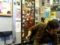 Scott Carney from Wax Fang playing a Theramin (Live @ WRFL)
