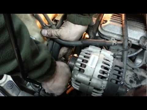 How To Easy way Remove Replace Serpentine Belt Tensioner Chevy Cavalier Pontiac Sunfire 95/02
