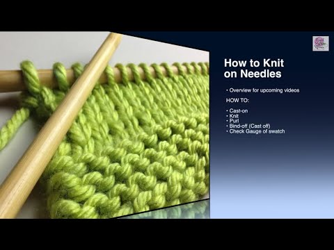 how to use a knitting needle gauge