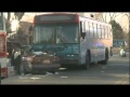City bus crash