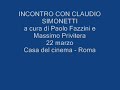primo incontro della seconda edizione della rassegna 