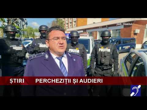 Percheziții și audieri