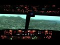 Landing Kai Tak 13 Cockpit View (Flight Simulator)