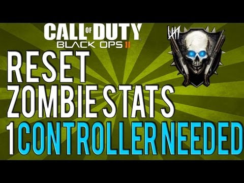 how to reset zombie stats ps3