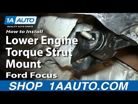 How To Install Replace Lower Engine Torque Strut Mount 2000-07 Ford Focus