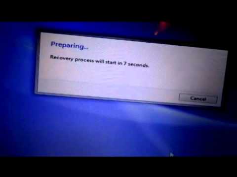 how to recovery sony vaio