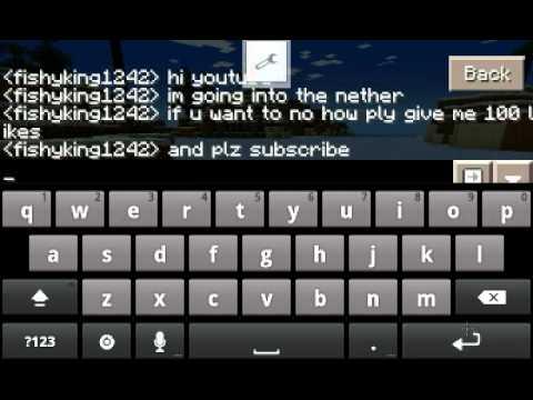 how to go to the nether in minecraft pe creative