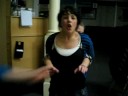 Ruth doing baby shark at Youth group