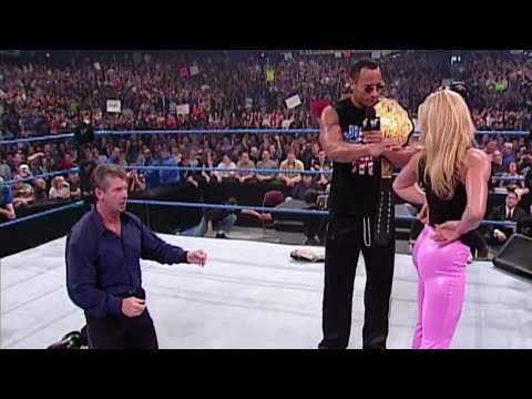 Trish Stratus, The Rock Make an Ass out of Vince McMahon_ highlights