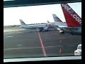 Plane parking in Prague airport